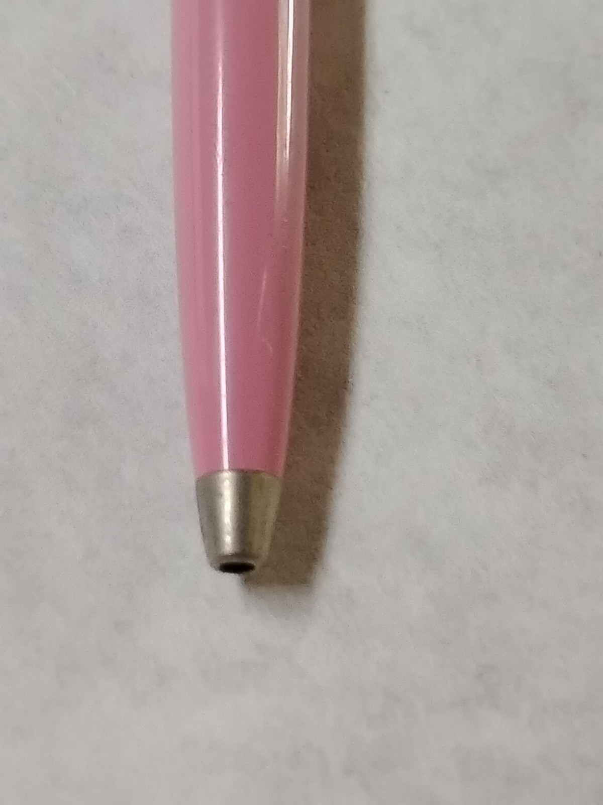 Vintage Paper Mate Vintage Double Heart Pink Ballpoint Pen #F4
