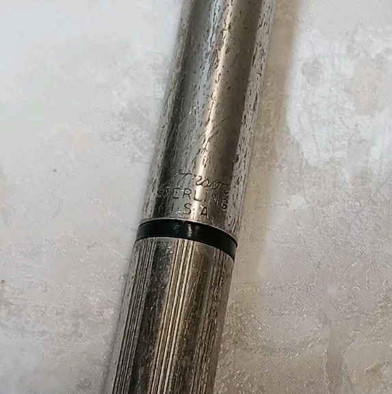 Vintage Anson Sterling Silver Ball Point Pen 28 Grams