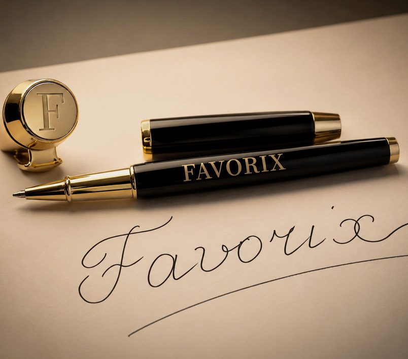 Luxury Metal Gel Pen Black Ink Gift Box Premium Writing Favorix Pen