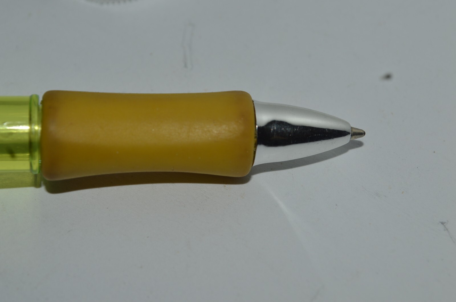 EPSON Promotional Ballpoint Pen Ergonomic Grip Lt Green Translucent Tested