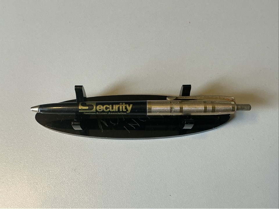 VTG Ballpoint Pen – Security Savings & Loan Assoc Marion & Monticello IA