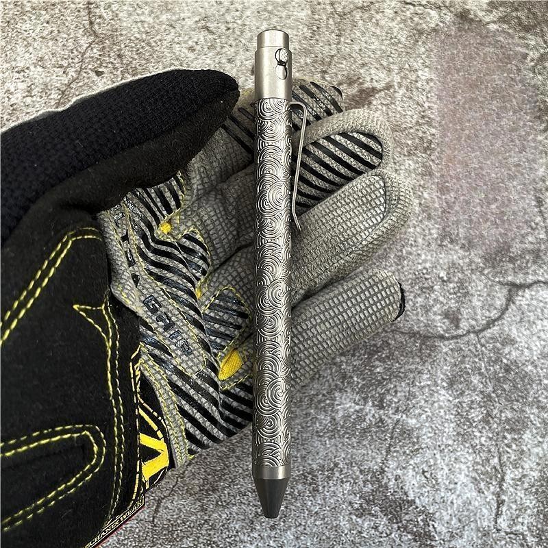 Titanium Alloy Ballpoint Pen Business Writing Signature Pen EDC Multi-tools Gift