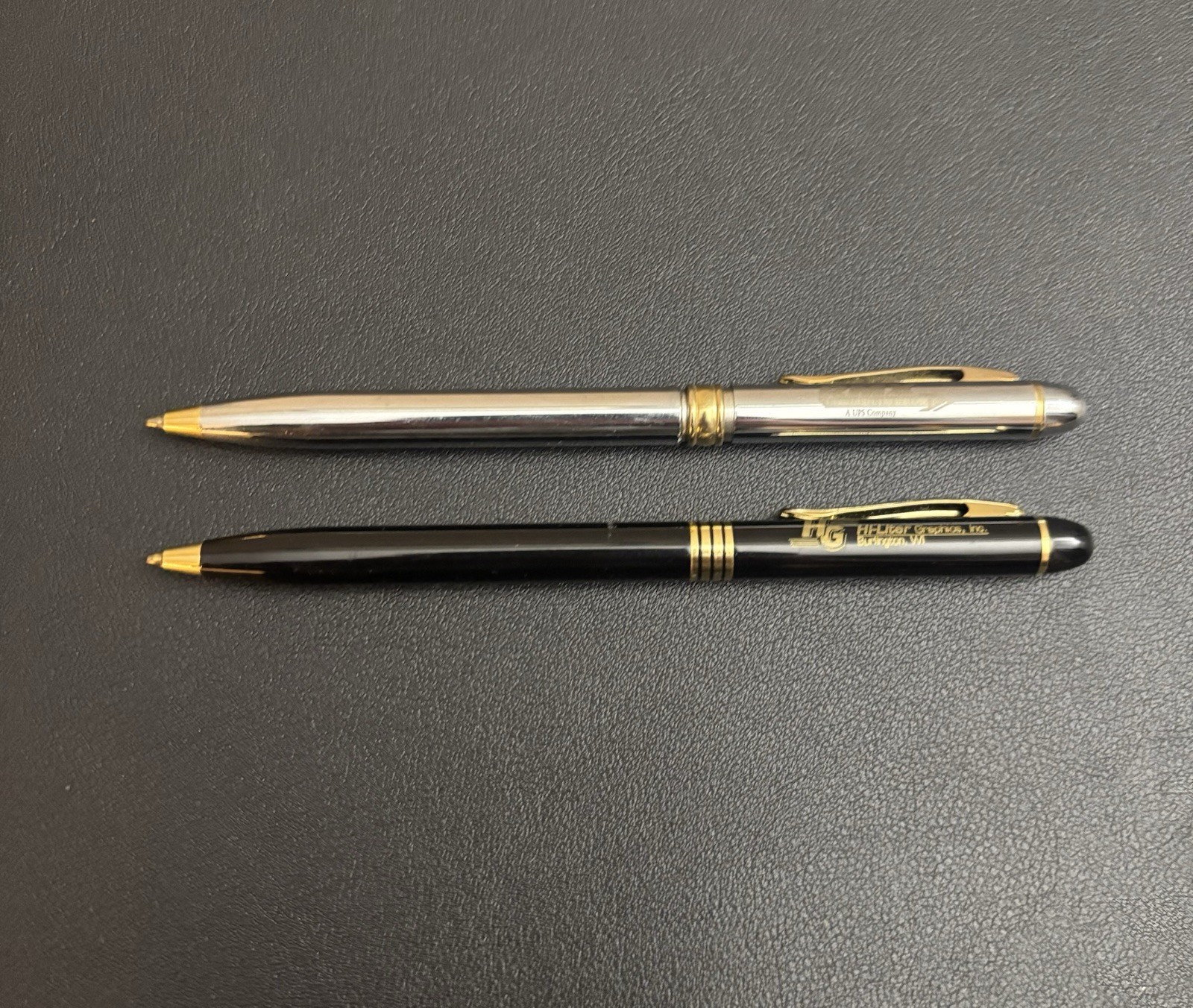 Lot Of 2 Antique Vintage Company Branded Ballpoint Pens. “Rmx & Hi-lighter”