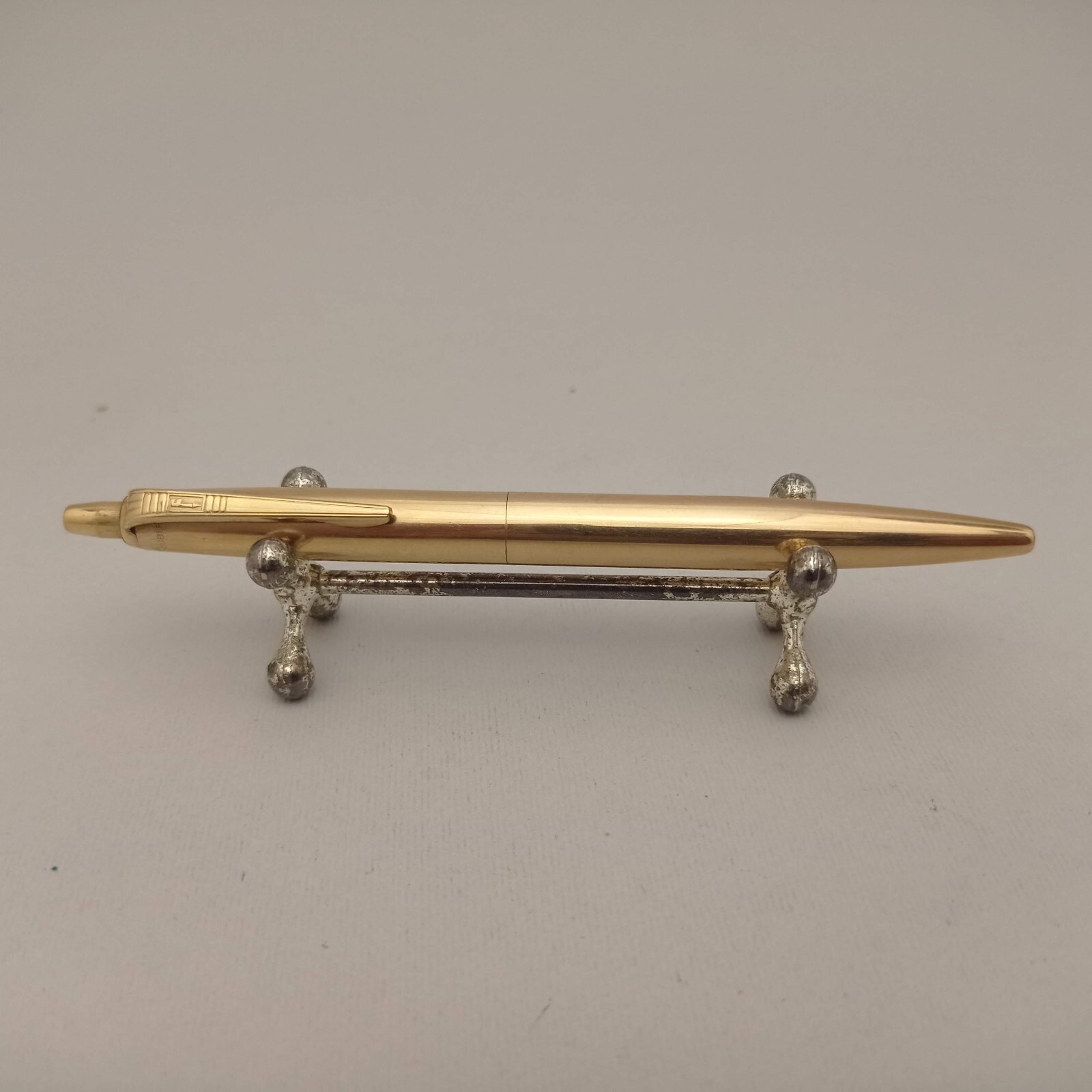 FEND Truxa Waltz Gold Double Plated Ballpoint Pen Rare Vintage 70s