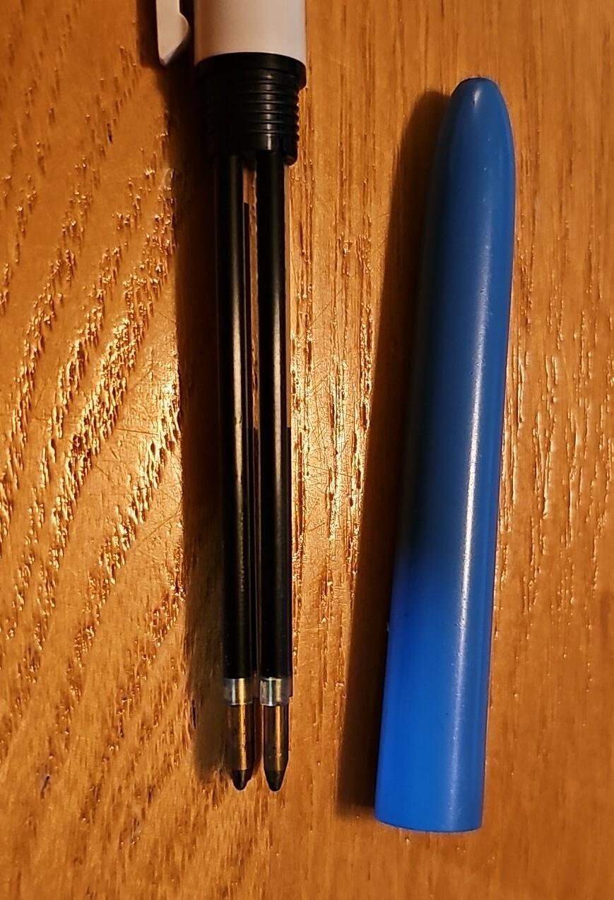 Vintage BIC Multi Color Pen Made in France Click Ballpoint Green Red Blue Black