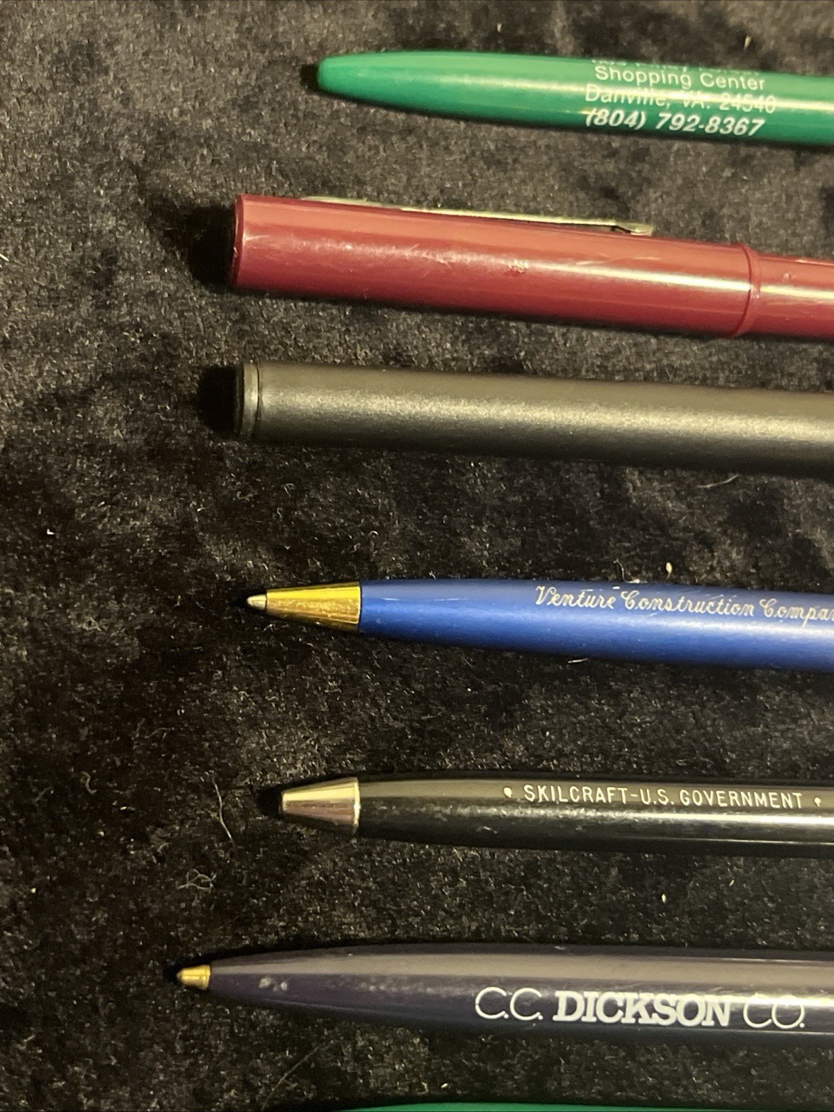 (14) Pen Lot Advertising US Government Hilton Sprint Hospital Jewelers
