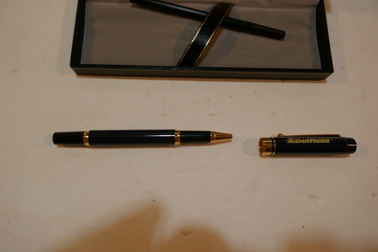 Vintage Delfield Branded Ball Point Pen in Box Unused in Box
