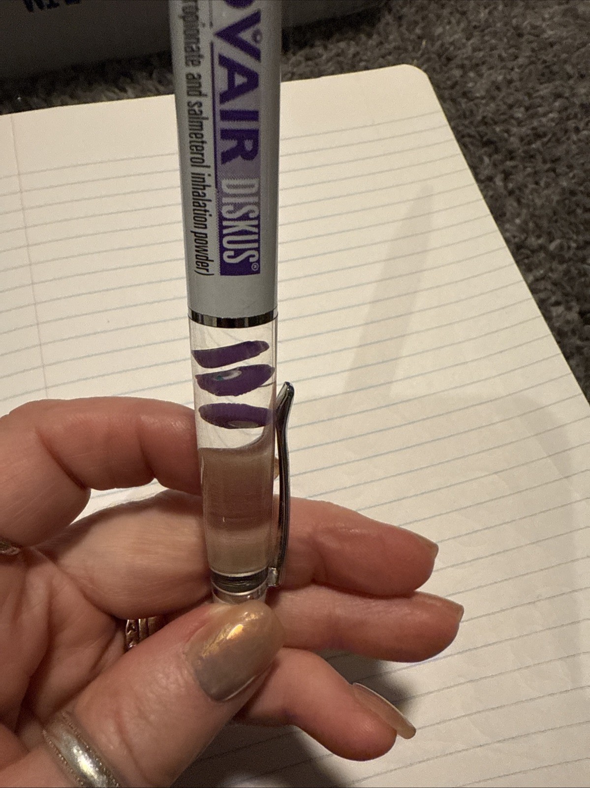 Advair Diskus Floating Novelty Pen – Pharmacy Rx Drugs Advertising Works