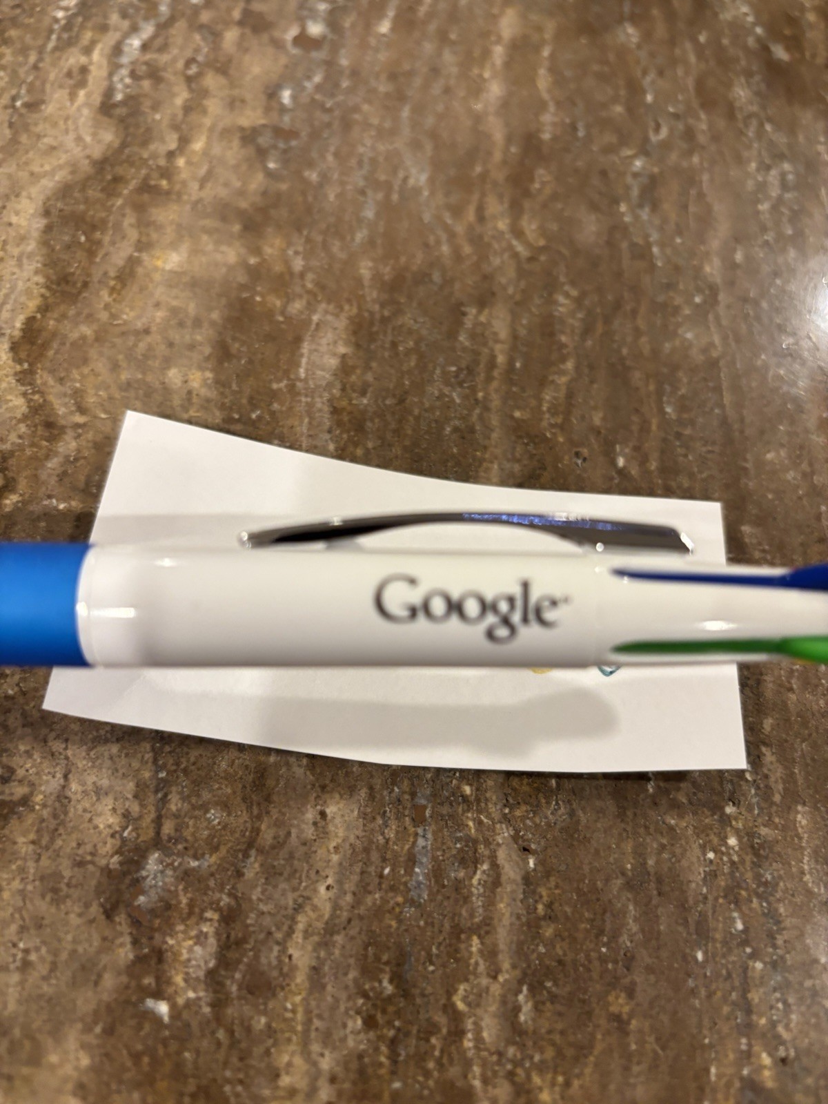 Google branded 4 color pen working!