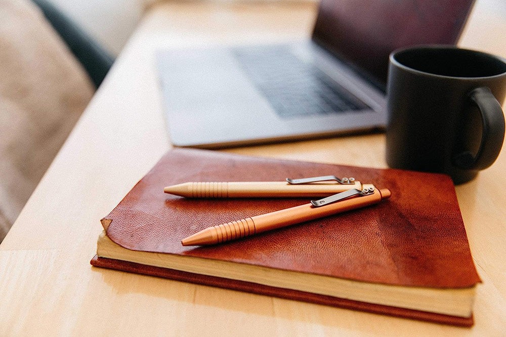 Everyman Grafton Ballpoint Pen, Taipan Orange