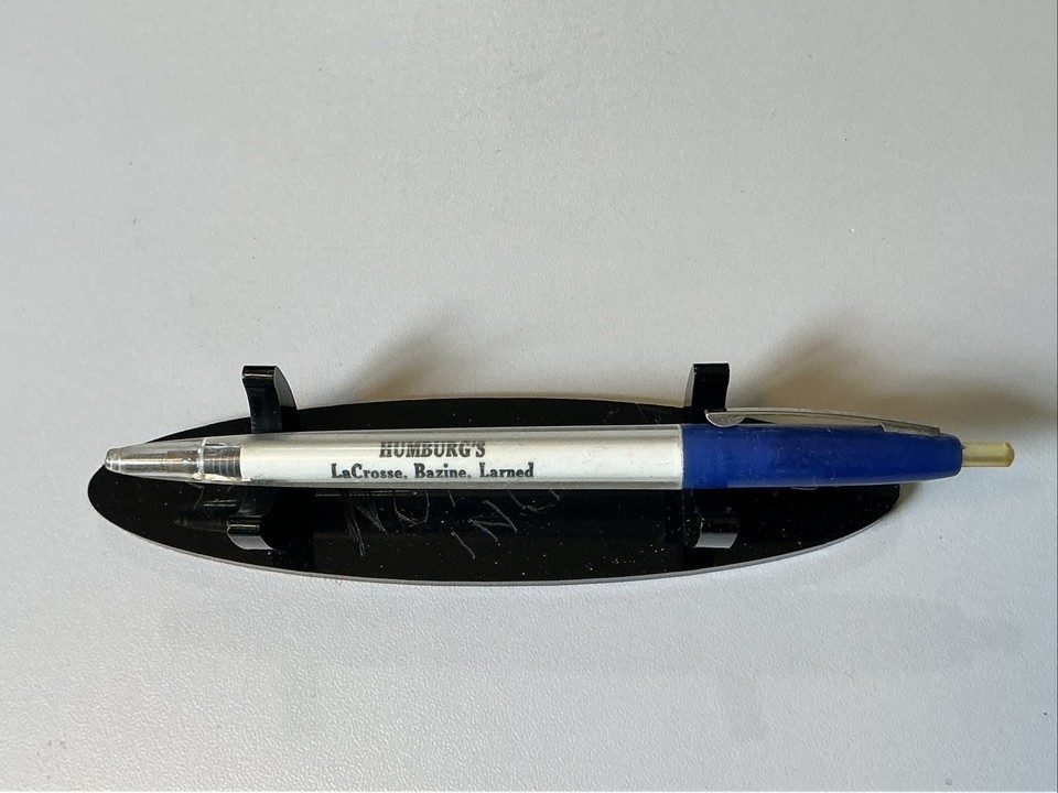 VTG Rocket Ballpoint Pen – Humburg’s LaCrosse Bazine Hays Russell Kansas