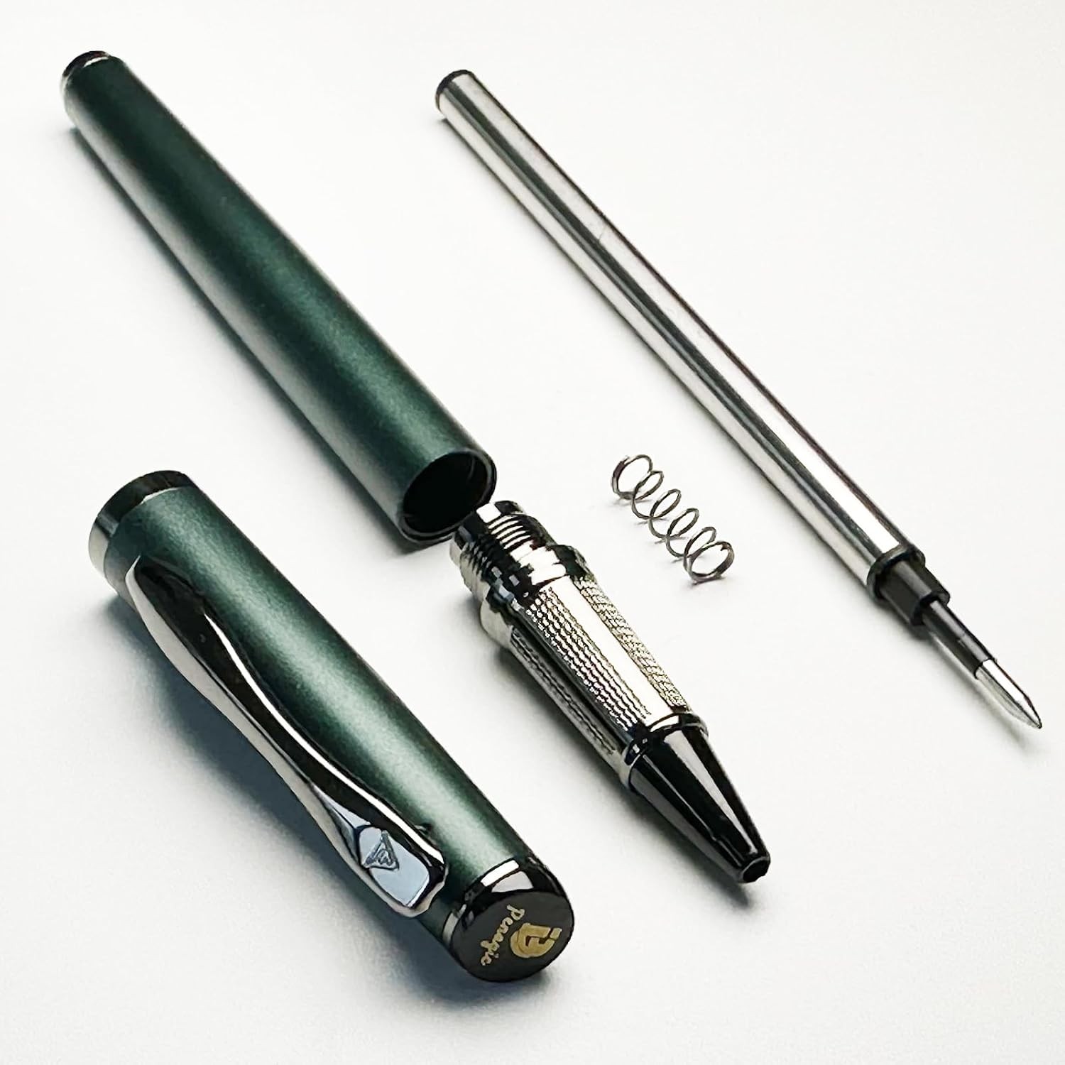 Luxury Rollerball Pen, Black Ink, Fine Point, Unisex, Professional Writing