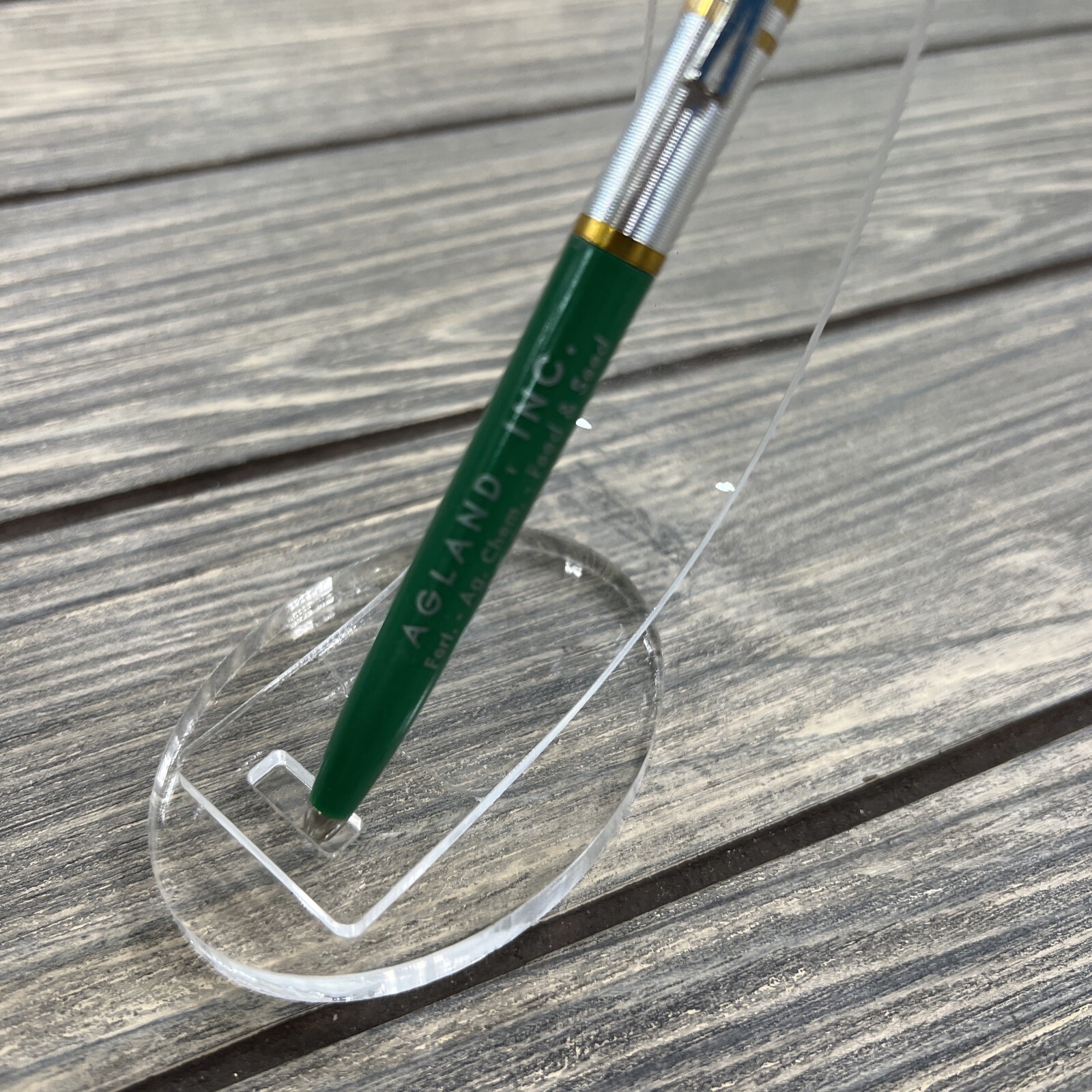Vintage Agland Inc Feed Seed Eaton Colorado Green Advertisement Pen