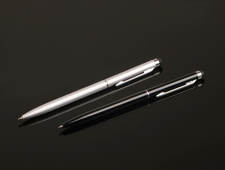 Durable Metal Ballpoint Pen Black Ink Gel Pen Office Students Writing Stationery
