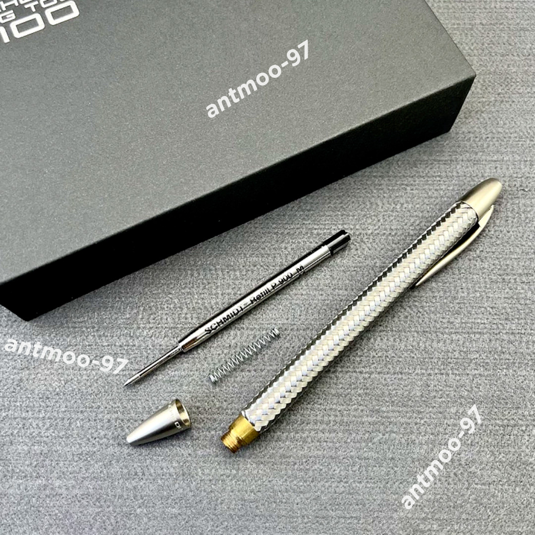 Hot Porsche Design Tec Flex P3100 Braided Weave Ballpoint Pen VIP With Box
