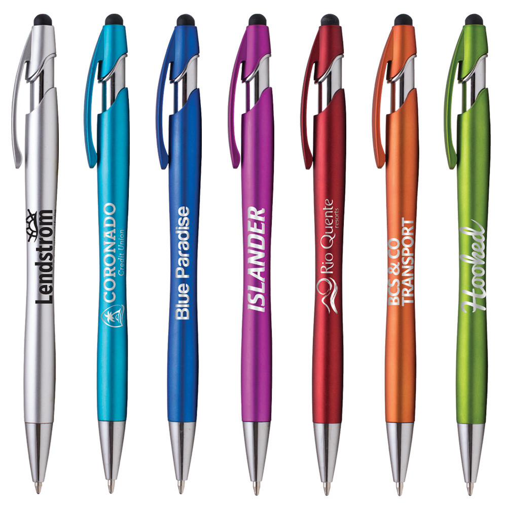 14 Personalized Beemer pens Stylus pens for touch screens. Custom Printed gifts.
