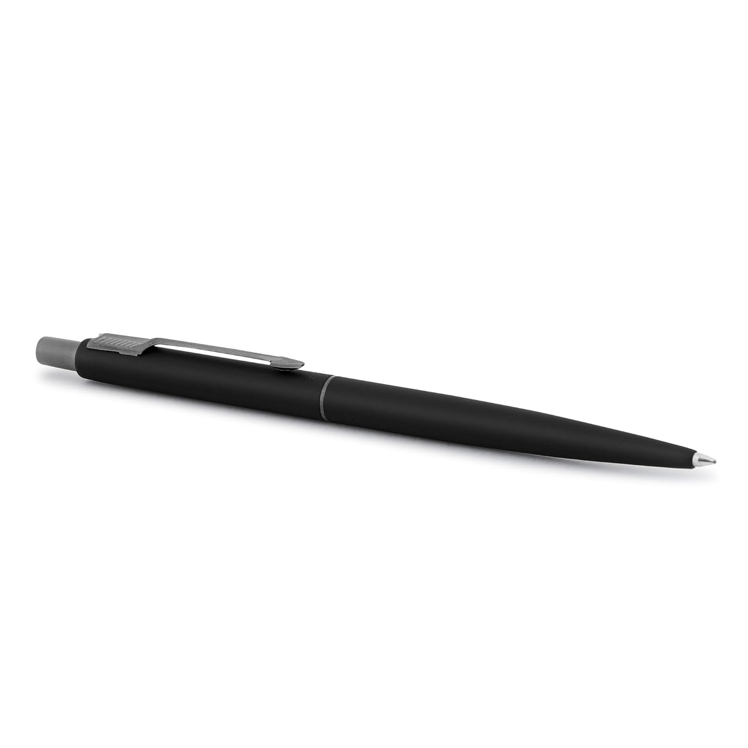 Parker Classic Matte Black| chrome Trim |Ball Pen| Ink Colour – Blue