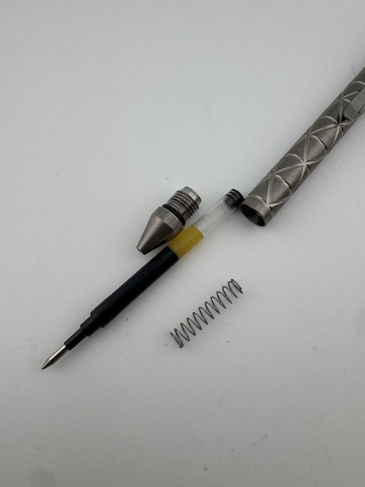 Original Brian Felholter Titanium EDC Addiction Limited Code Orange Gel Pen