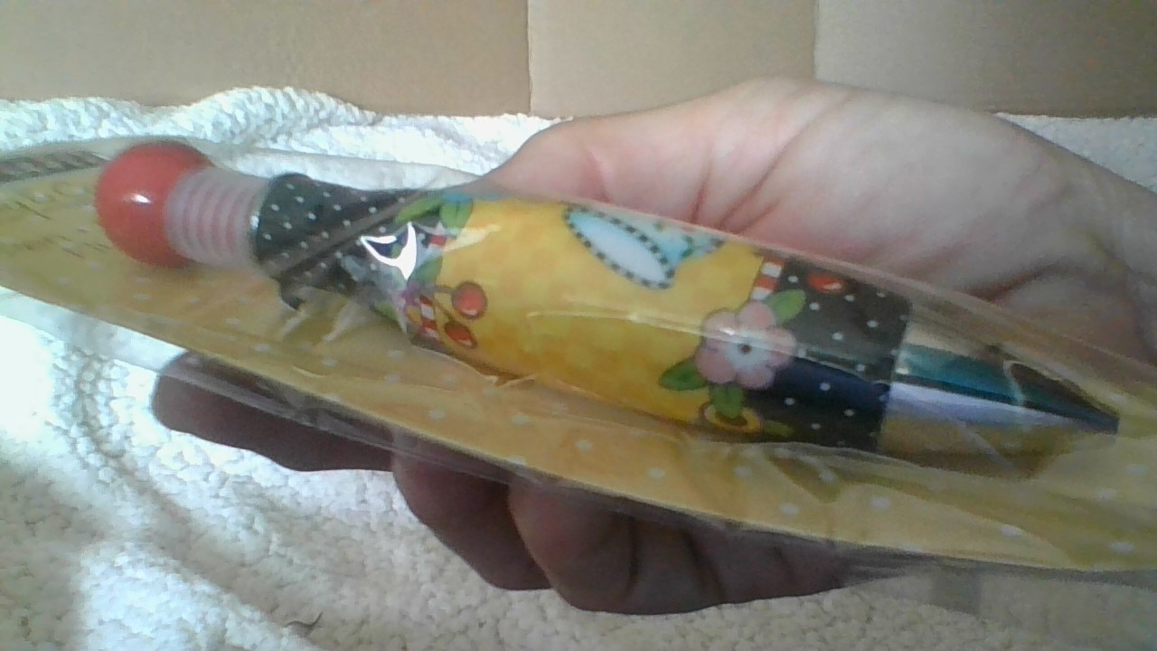 Mary & Co Bubble Pen NEW Engelbreit Whimsical Teacup Cherries Fun Polka Dot WOW