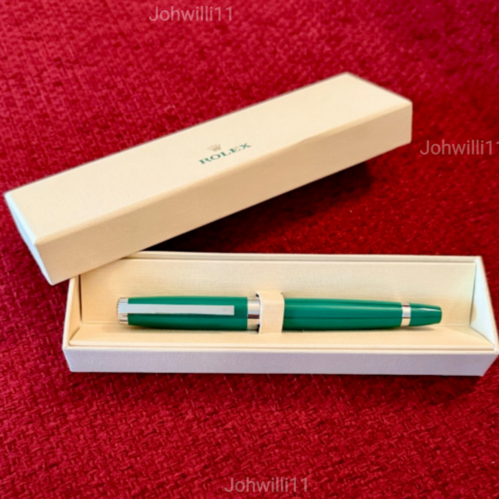 Rolex Emerald Executive Green Rollerball Pen Rare AD VIP Gift New In Box