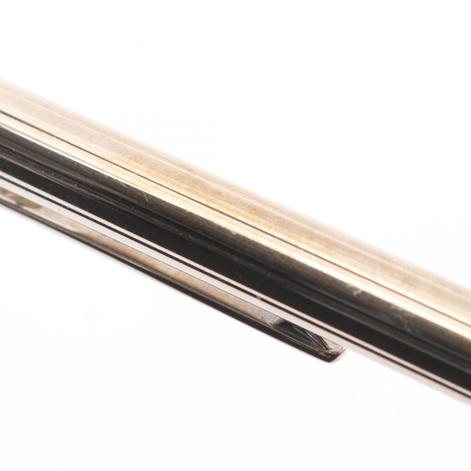 Cartier Santos Ballpoint Pen Gold Plated GP Writing Instrument Unisex 12.5cm