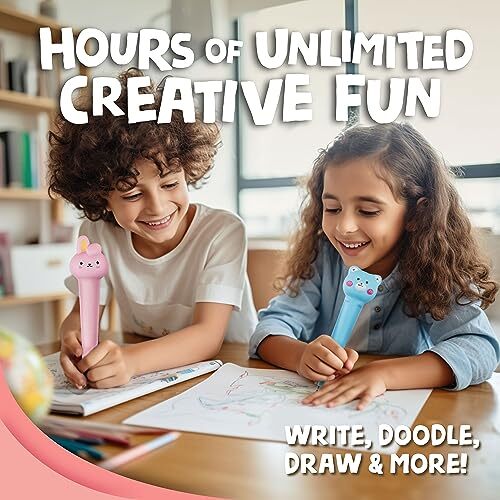 Cute Pens | Refills Included | Cute Pens with Soft Grip | Fun Pens for Kids