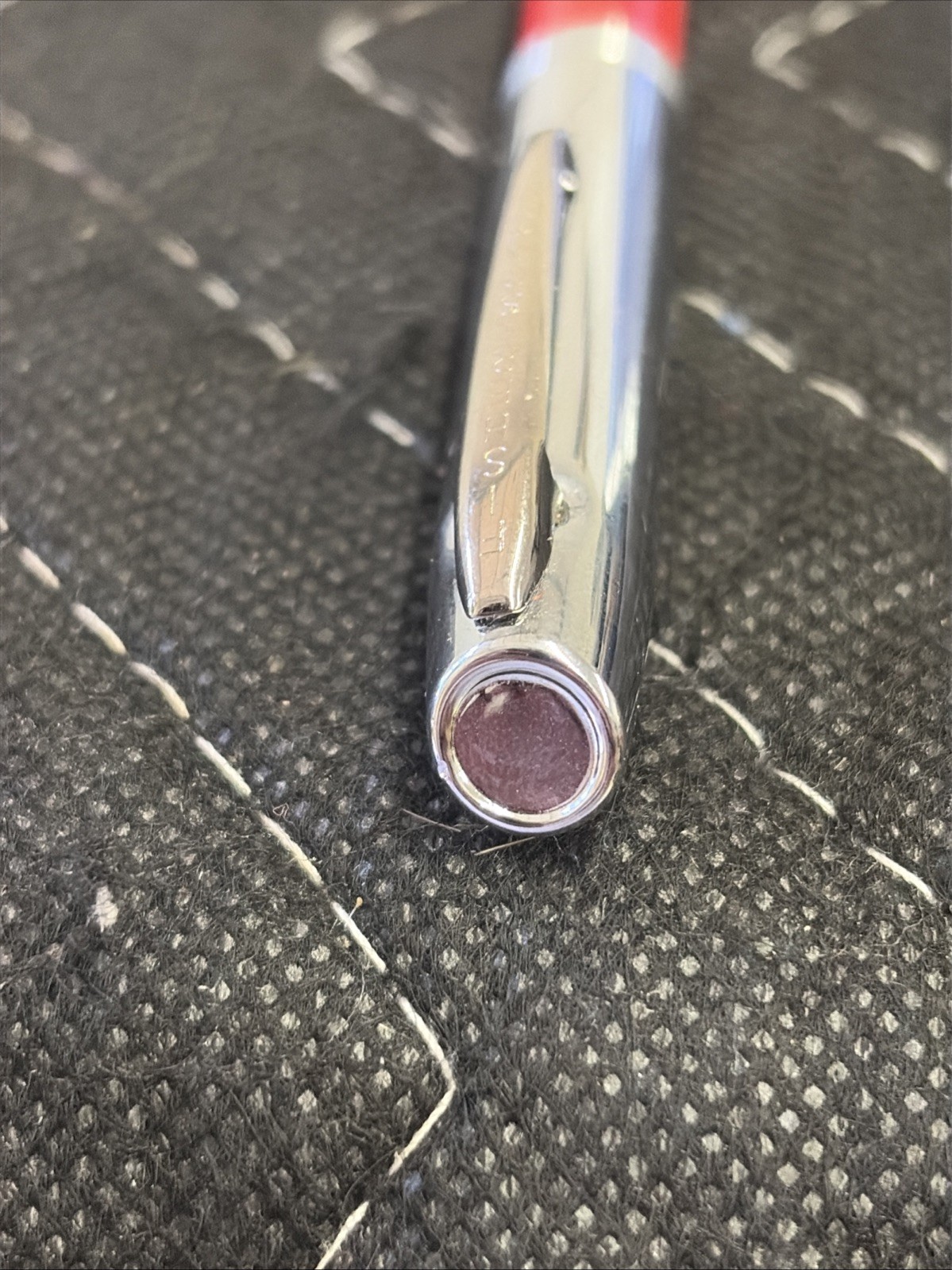 Star Trek Fisher Space Pen Ball Point Black Ink 1992 Red NASA – Writes Fine!