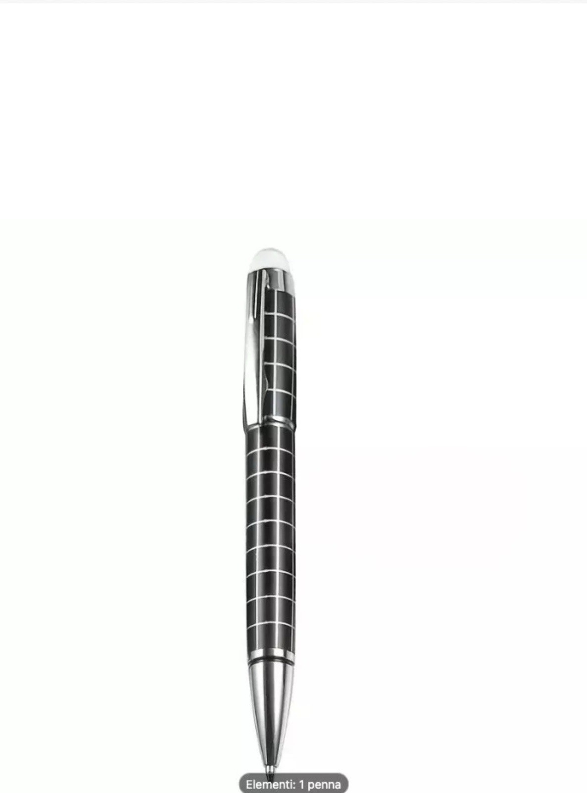 Pen Ball Starwalker Rubber Plaid New Without Box And Warranty