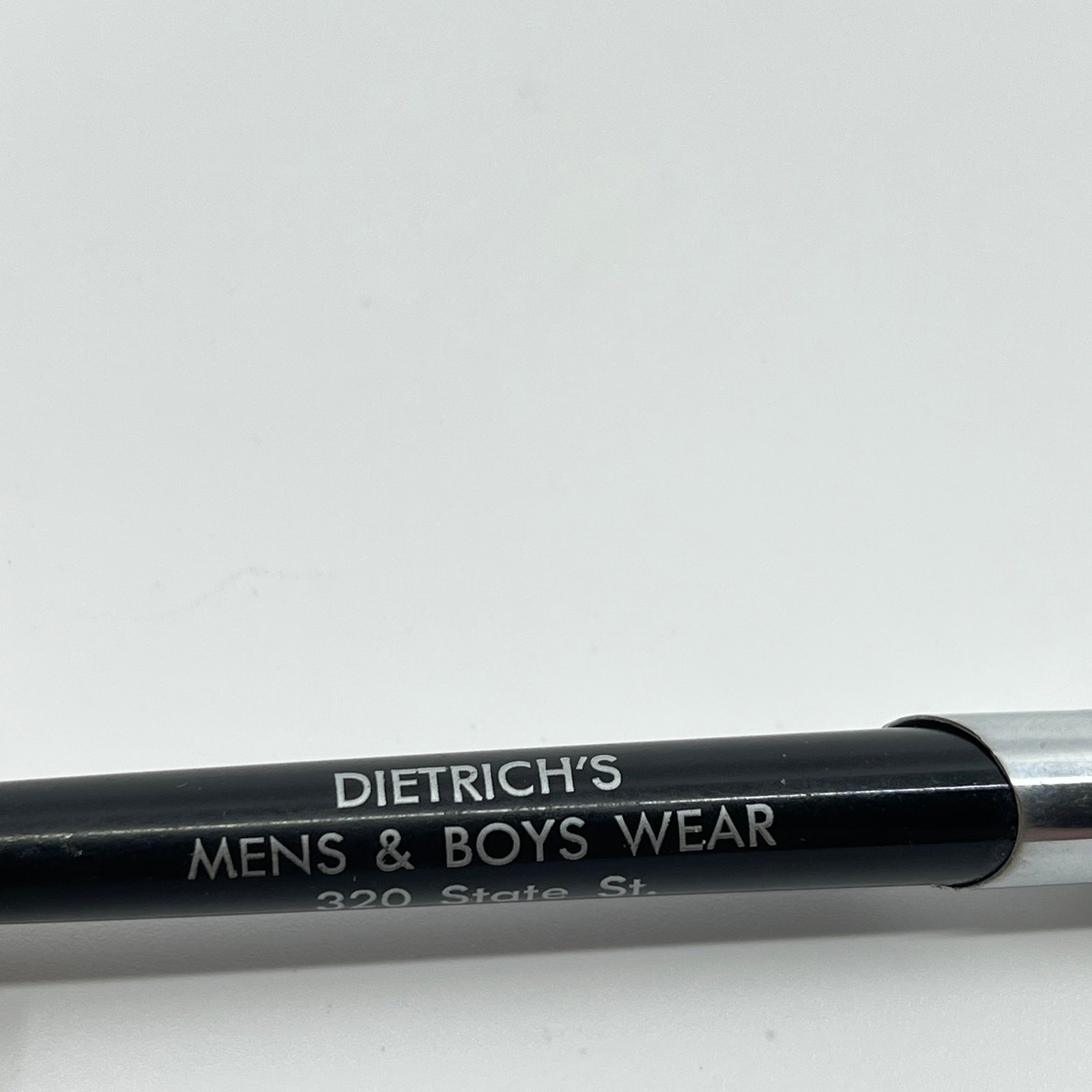 VTG Advertising Pen Dietrich’s Men’s & Boys Wear State St. Hamburg PA SC3