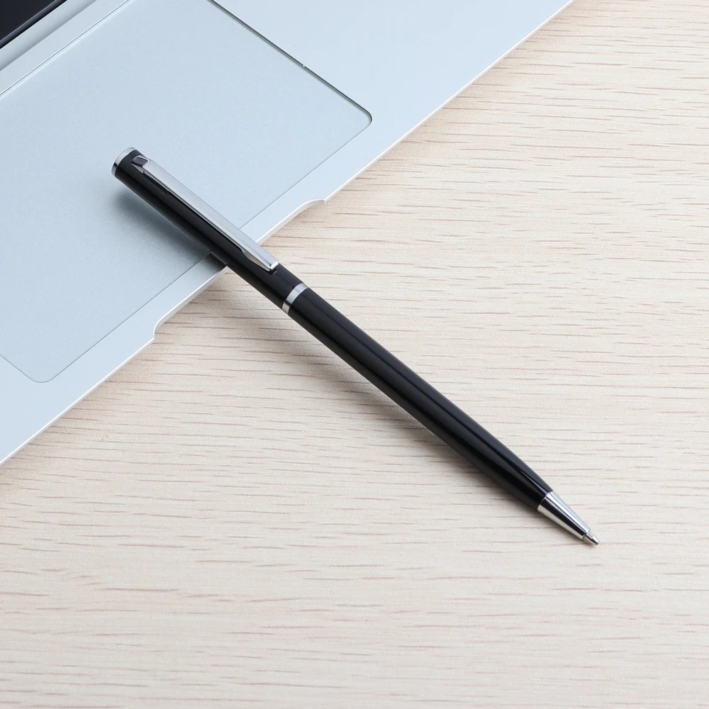 Stainless Steel Ballpoint Pen Ball Point Writing Pen Student Stationery Retro