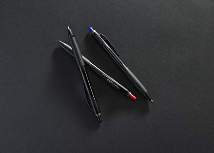 Pentonic BR-T Retractable Ballpoint Pens, 12 Count 12 Count (Pack of 1) Black