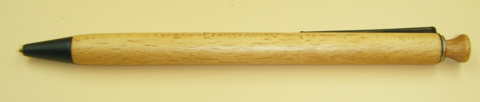 Vintage Goodkind Triggerwood Metal and Wood Ballpoint Pen