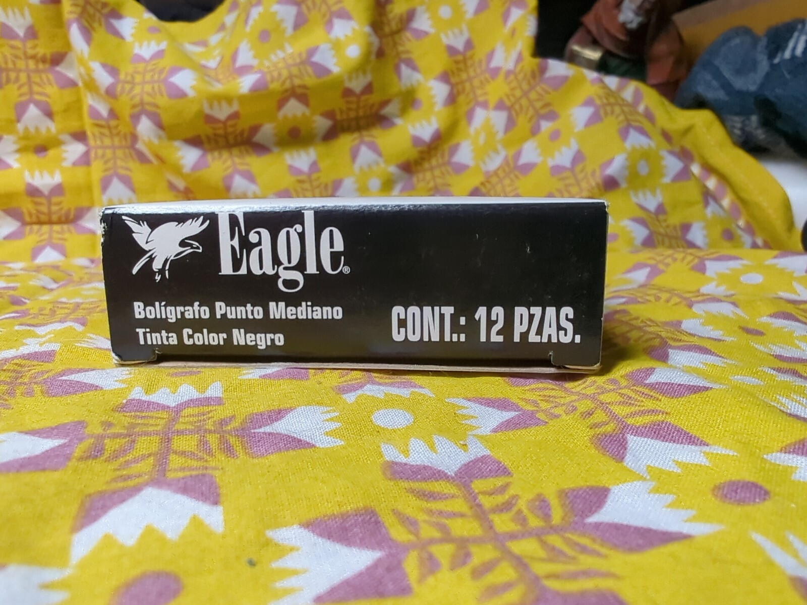 VTG Box 8 Berol Eagle STICKPENS Ball Point Pens Black Medium All Tested And Work