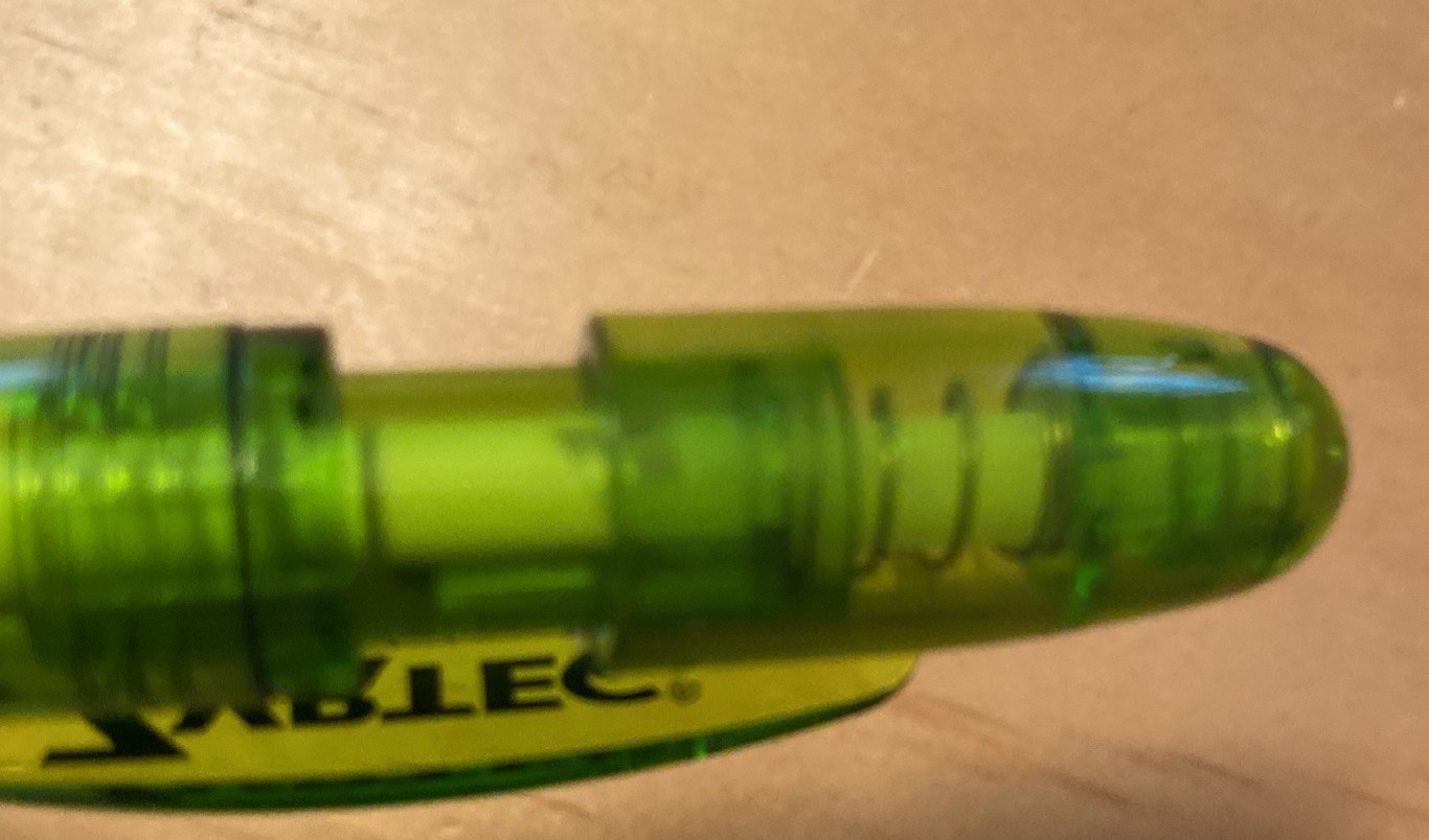 Inoxcrom Pharmaceutical Advertising Ball Pen ZYRTEC Ergonomic Grip See Through