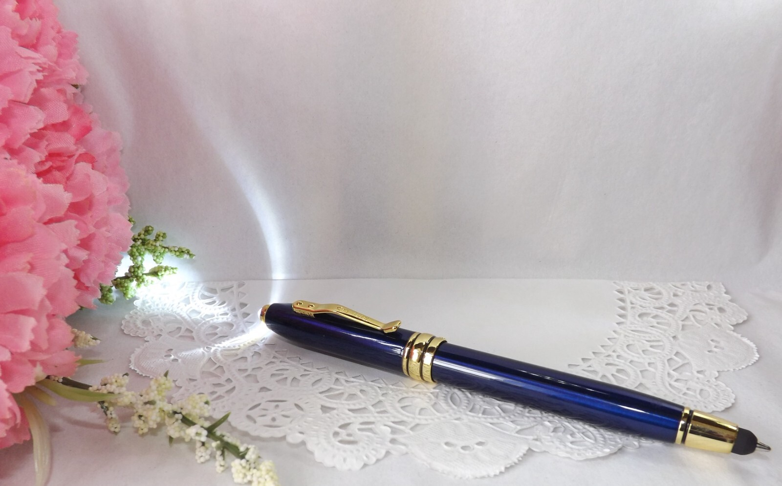 3 in 1 Royale Excel Tech Blue Ballpoint Stylus LED Adler Pen (HIGH QUALITY)