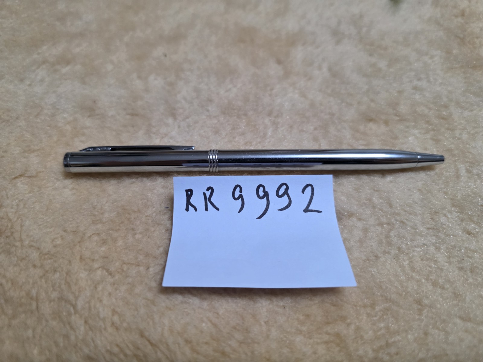 NEW NYC Waldorf Astoria Chrome Metal Retractable Ballpoint Pen