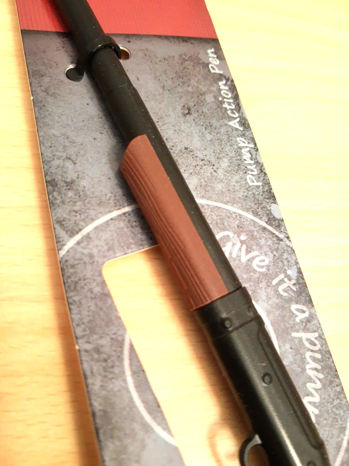 Novelty SHOTGUN Writing Ballpoint Pen NEW «Real Pump Action» Gift Idea Unique
