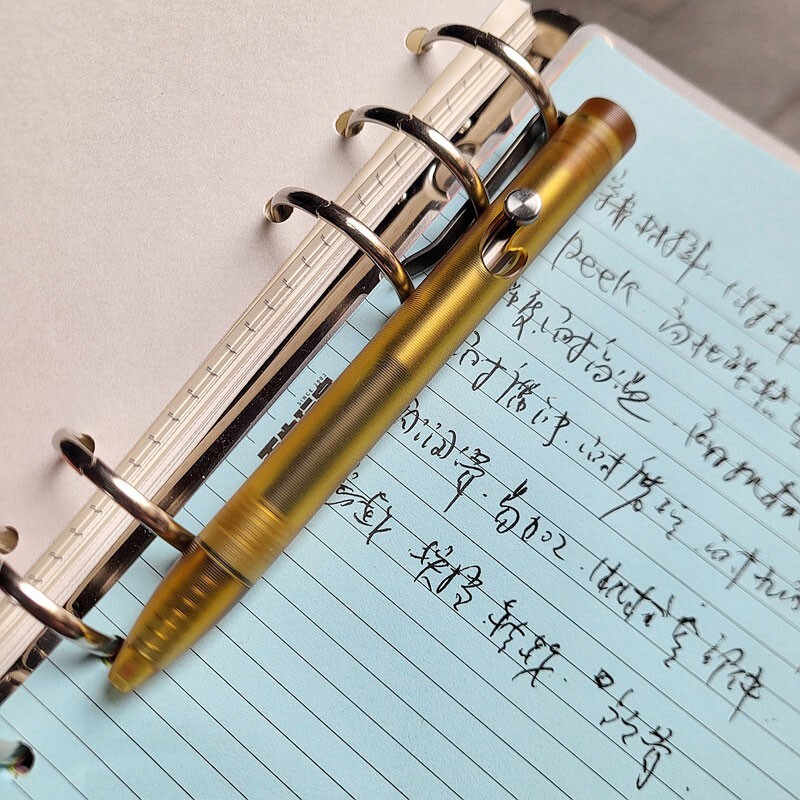 EDC Titanium Pocket Polyetherimide ULTEM PEI Rollerball Pen Ballpoint Gel Pen