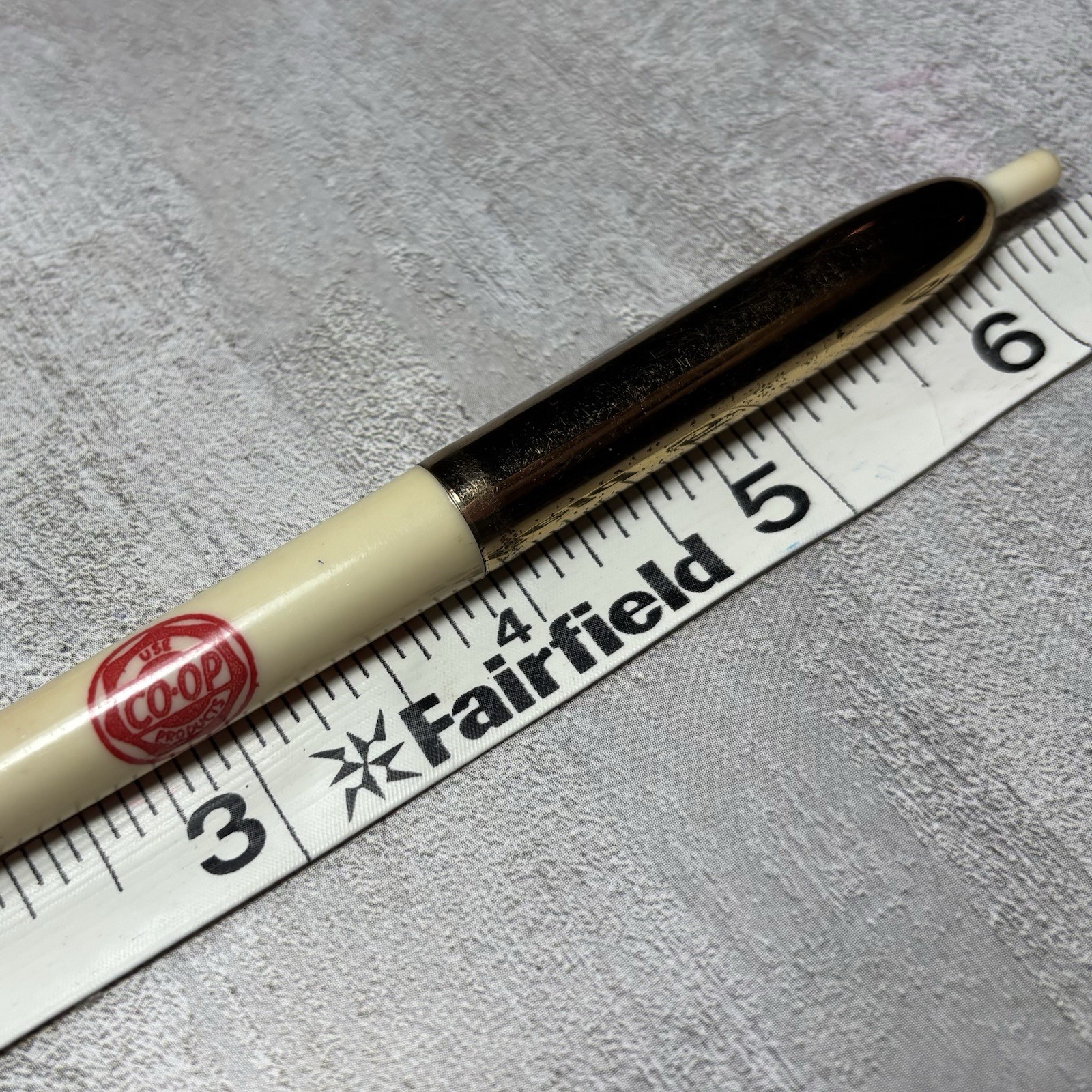Vintage 1950’s Ellinwood Co-Op Ass’n Kansas Advertising Ballpoint Pen Dry Ink