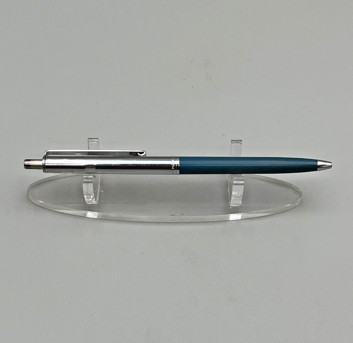Paper Mate Double Heart Profile Slim Aqua Blue/Chrome, Blue Ink, Works – Mexico