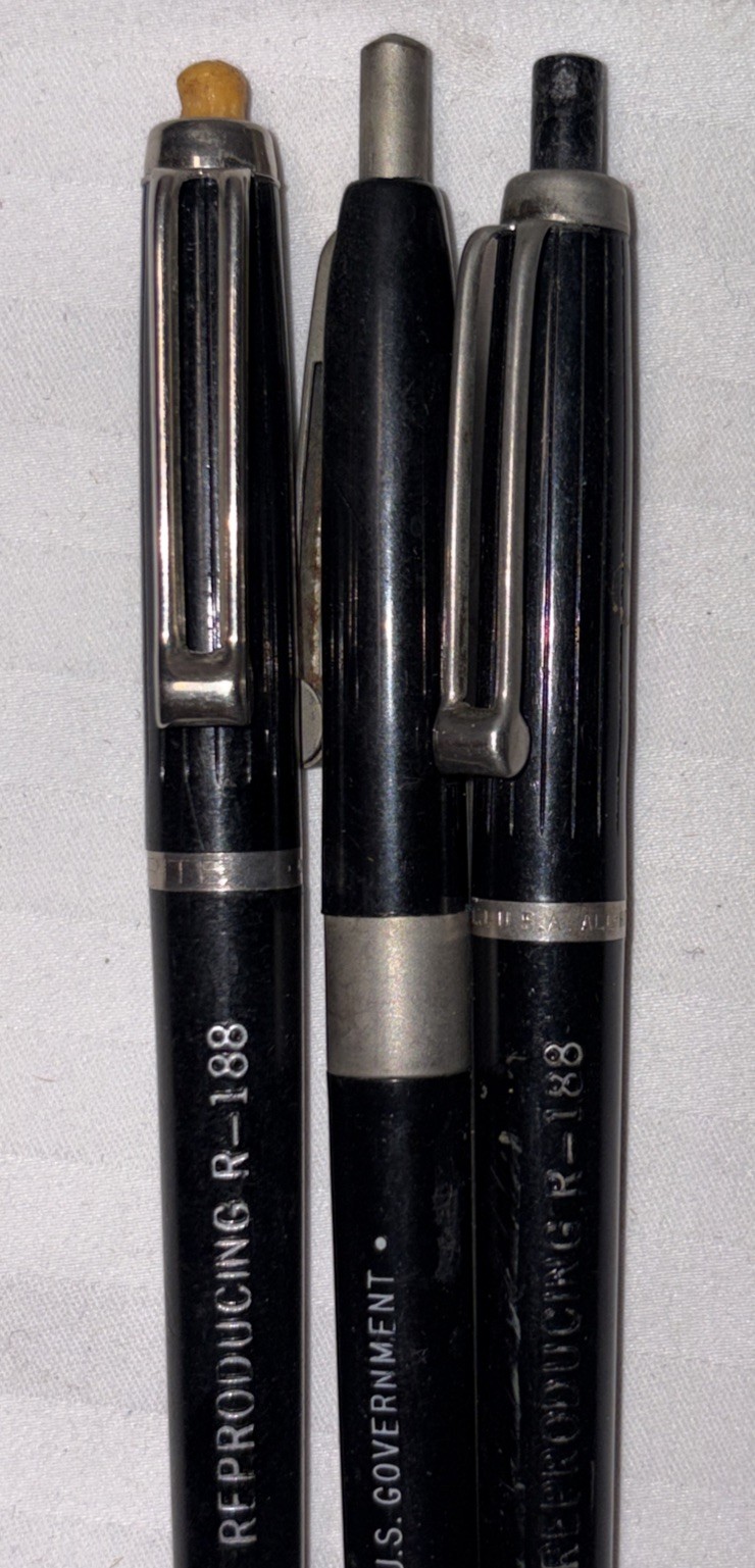 Vintage Ballpoint Pen Lot Parker, Scripto, Ballerina, USCO, All-Rite, Ambassador