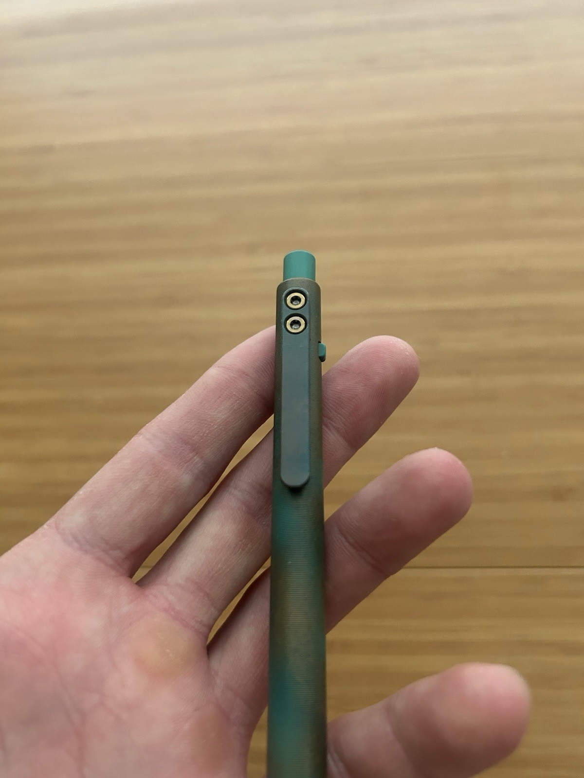 Tactile Turn x Shiny EDC Custom Camo Cerakote Standard Ti Side Click Pen