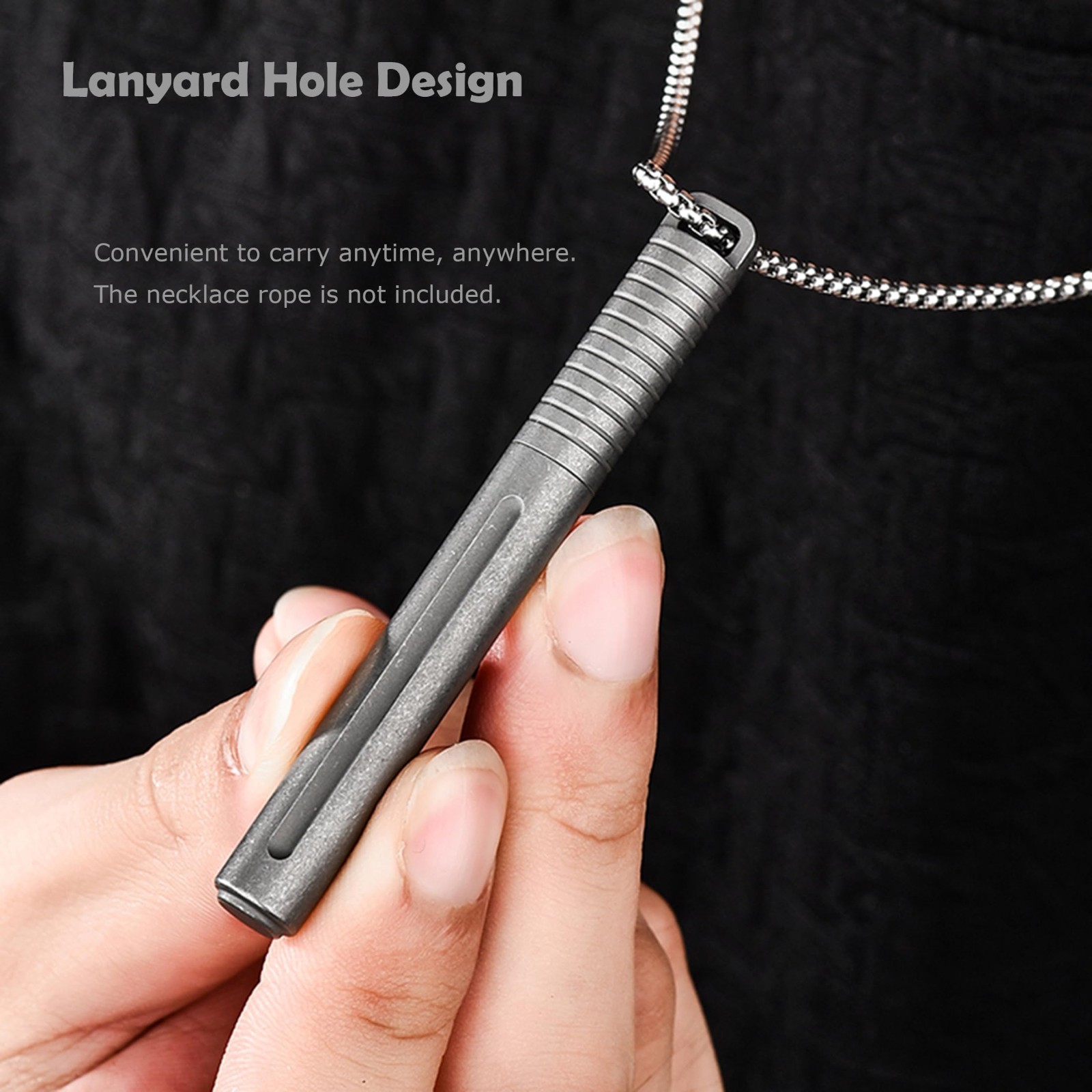 Compact Titanium Mini Ballpoint Pen 3.15″ Pocket Size for Everyday Carry, EDC