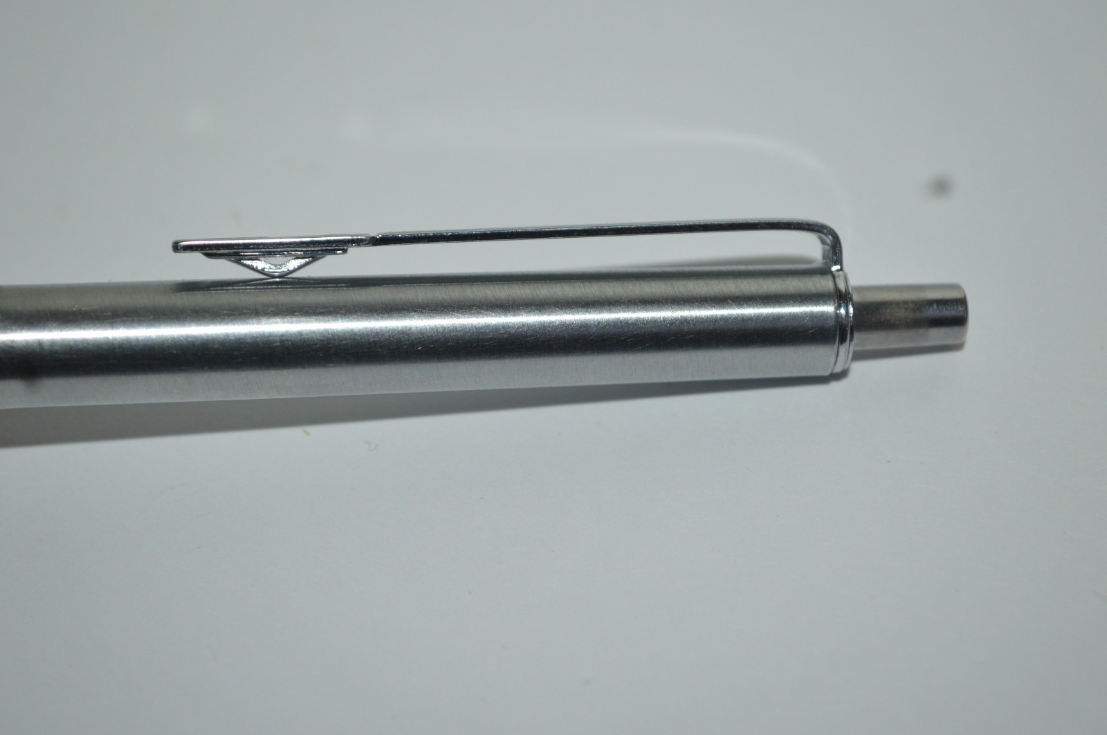 PAPER MATE Profile Slim Grip Ballpoint Pen ASEA Promo Chrome Made In USA 1990s