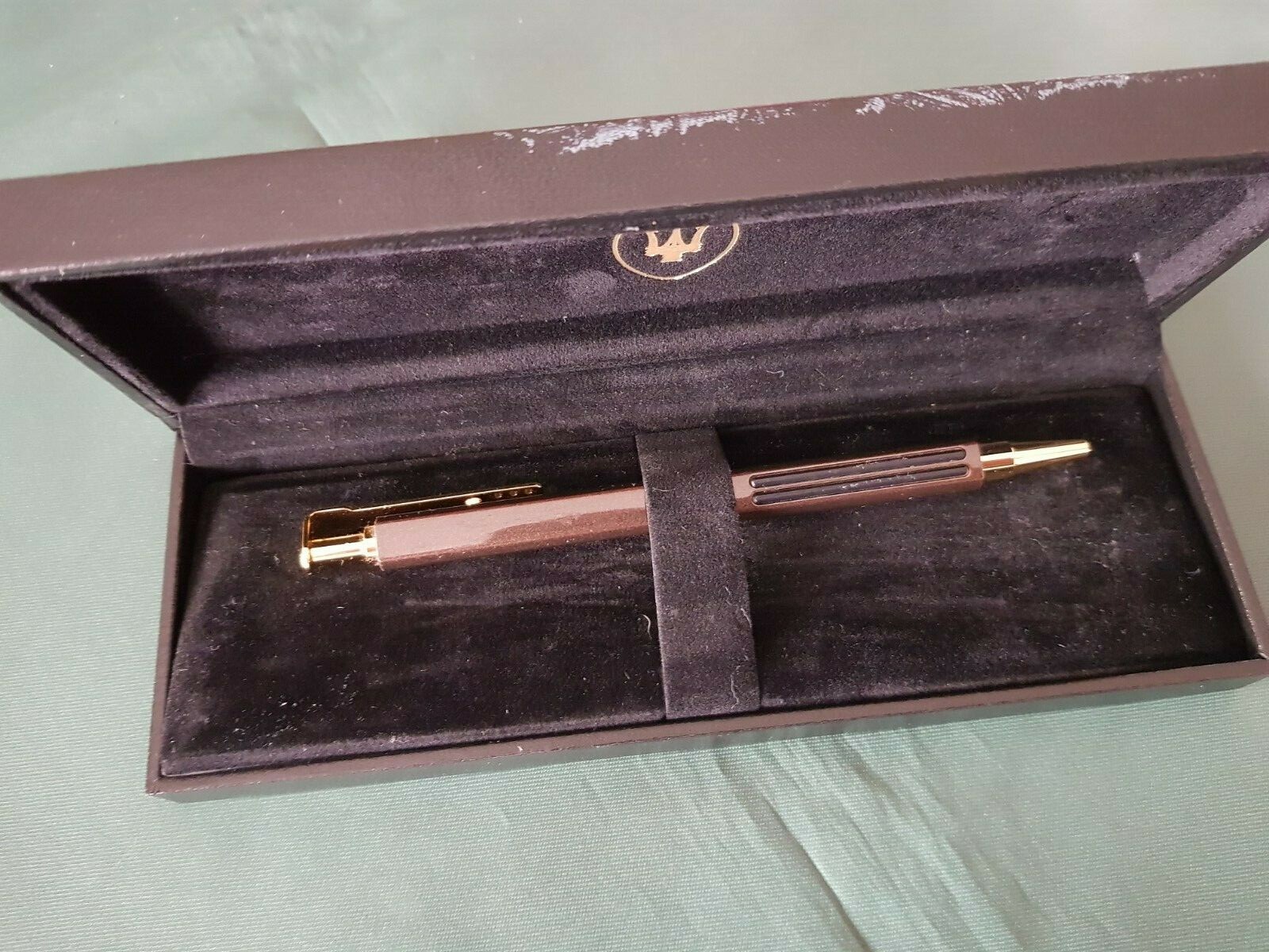 Maserati 80’s ballpoint pen accessory 3500 Mistral Mexico Sebring Merak Ghibli 2