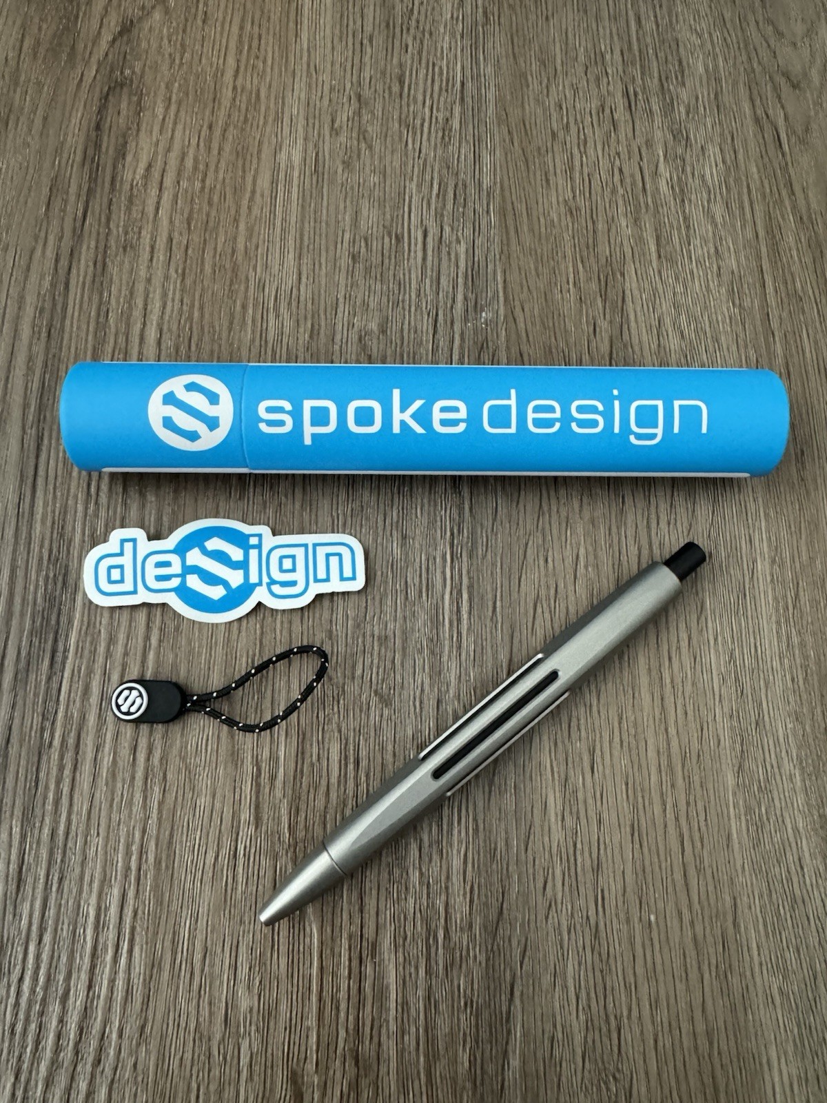 Spoke Design Clickstream Pen (Matte Titanium)