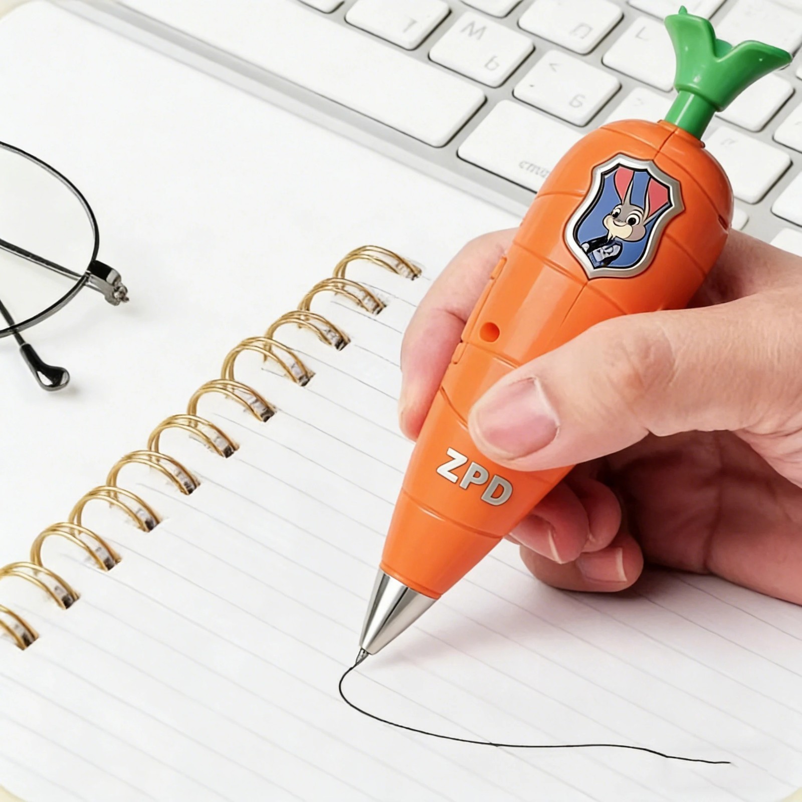 Zootopia 2 Carrot Recorder Pen | Judy & Nick Style for Kids | 60s Mini Recorder