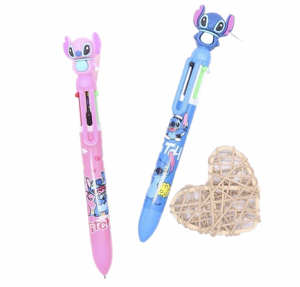 Stitch 10 multicolor pens, 4 pens, random design