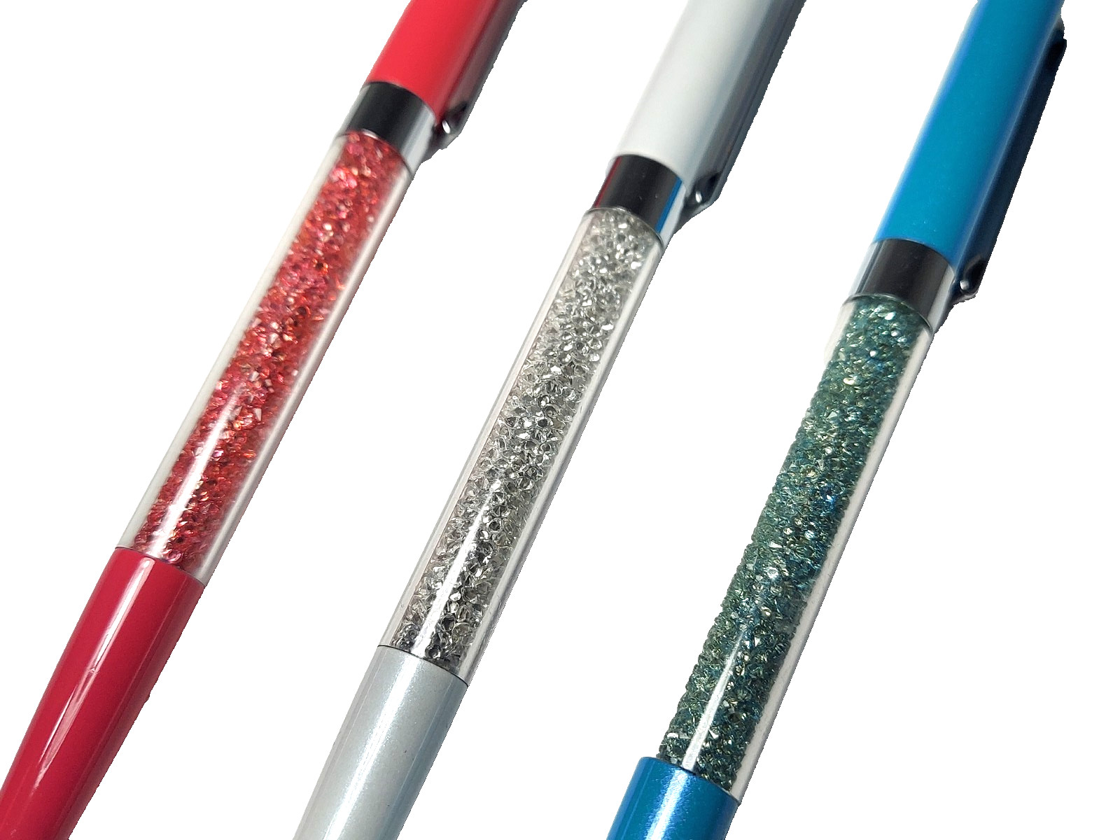 Set Of 3 Crystalline Pens Black Ink Crystal Rhinestone Gem Sparkle *Black Ink #3