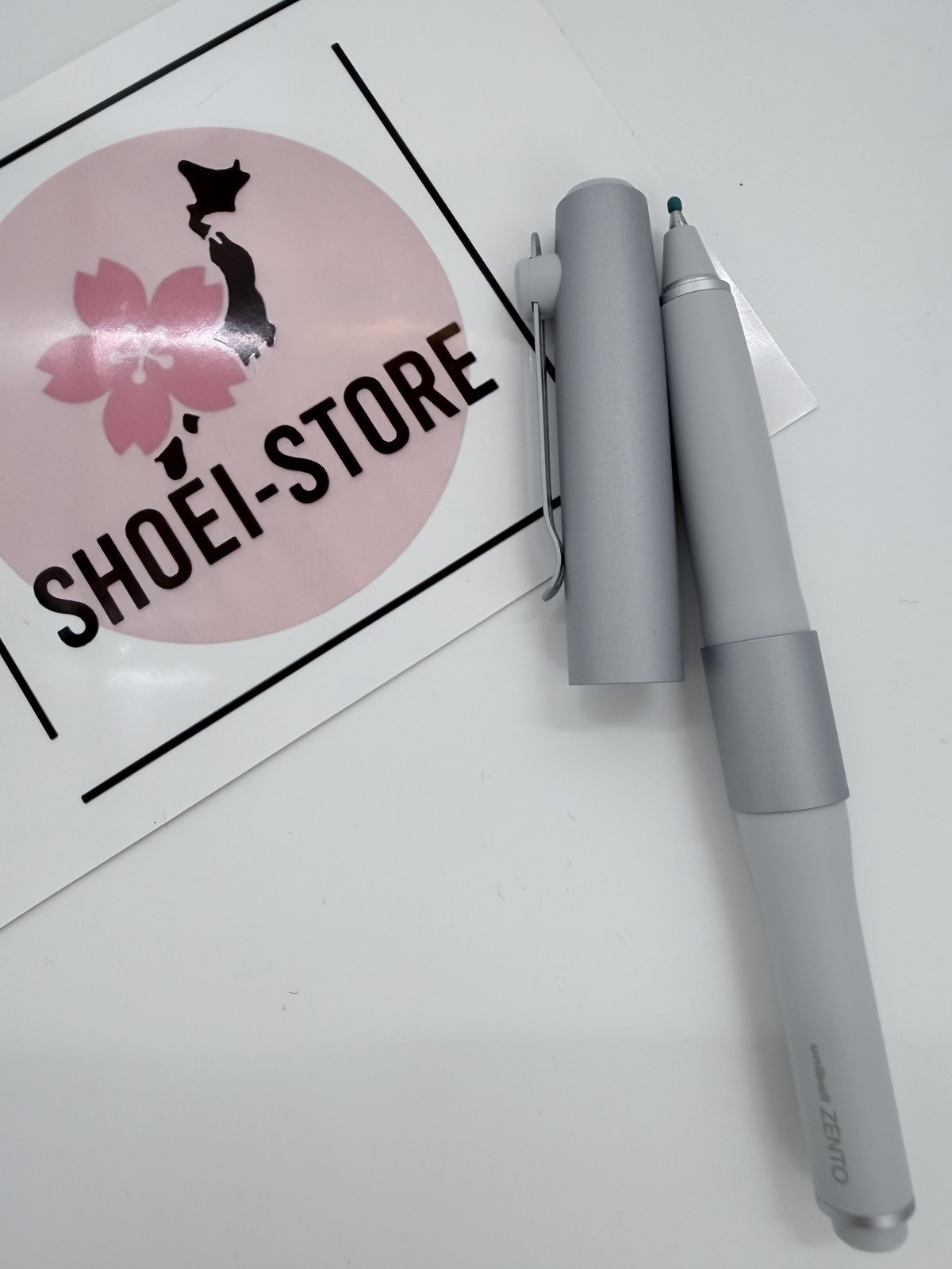 MITSUBISHI PENCIL uniball ZENTO Signature Model Silver 0.38mm Japan NEW
